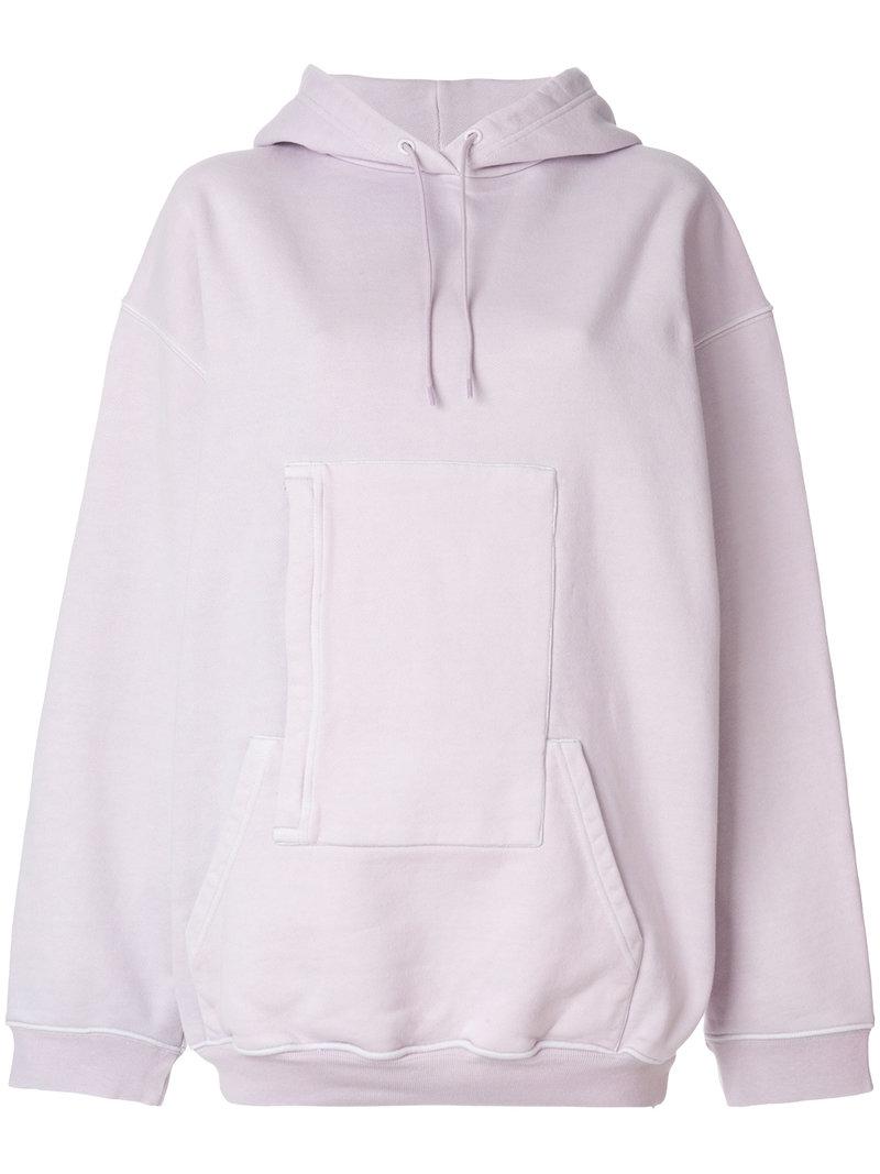 Sweat a capuche a logo au dos Balenciaga en coloris Rose Lyst