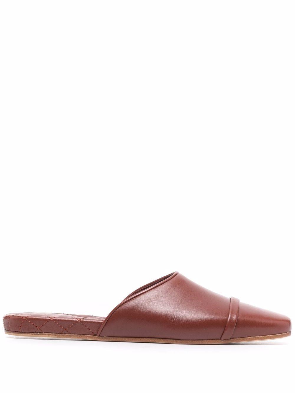 Malone Souliers Leather Rene 055 Mules in Brown | Lyst