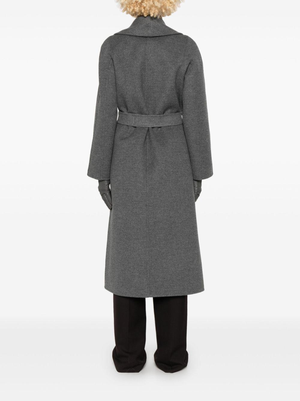 Fendi レディース グレー ベルテッド コート コート Fendi レディース グレー ベルテッド コート コート