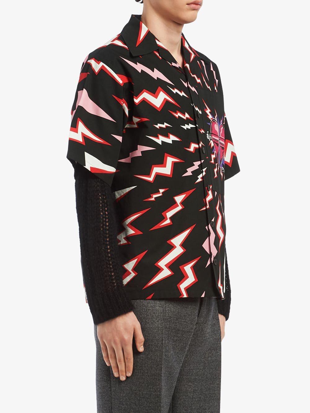 prada lightning bolt shirt