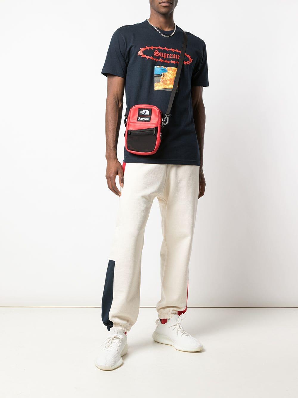 Supreme X The North Face Messenger Bag in Red for Men | Lyst UK