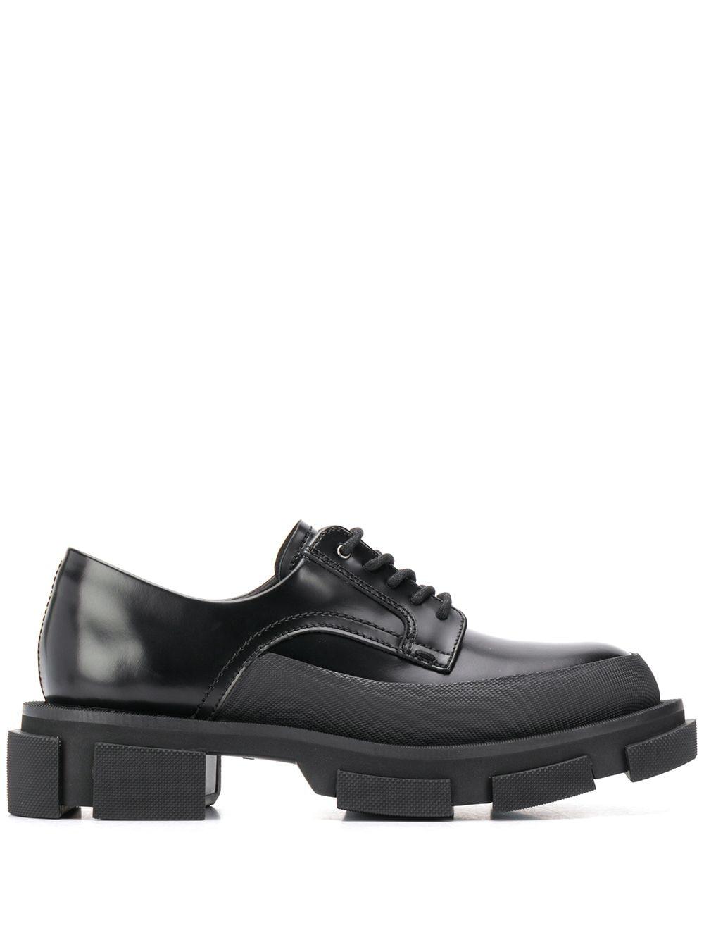 BOTH Paris Leather Gao Derby Shoes in Black | Lyst