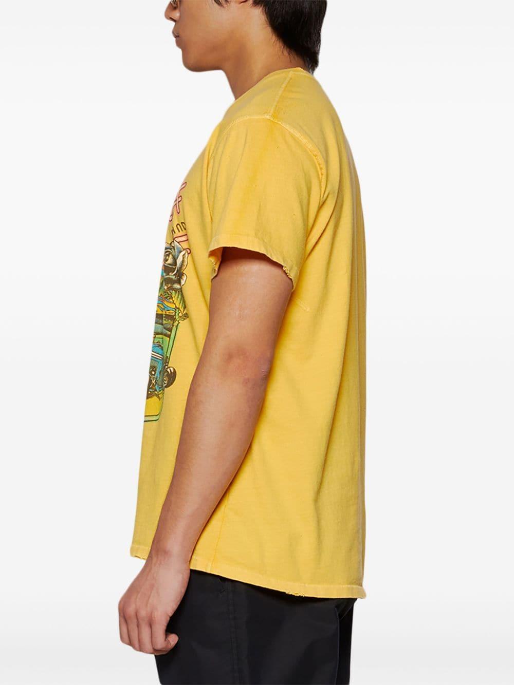 MadeWorn Bruce Springsteen Cotton T-Shirt in Yellow for Men | Lyst
