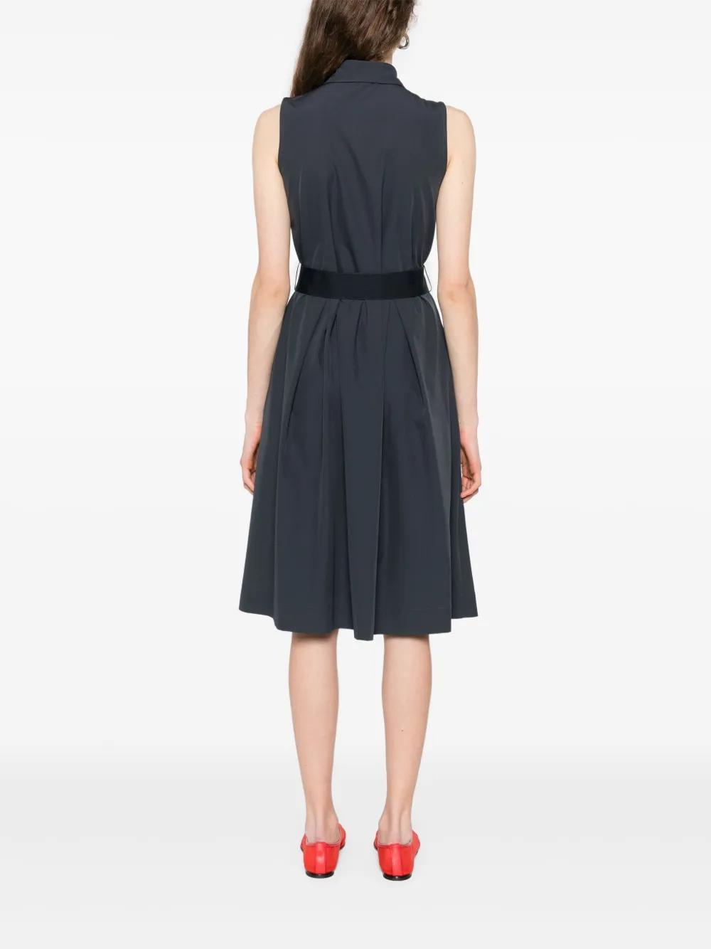 【関税＆送料込み】Herno Blue Sleeveless Crewneck Dress Wit Herno Casual and day dresses for Women | Online Sale up to