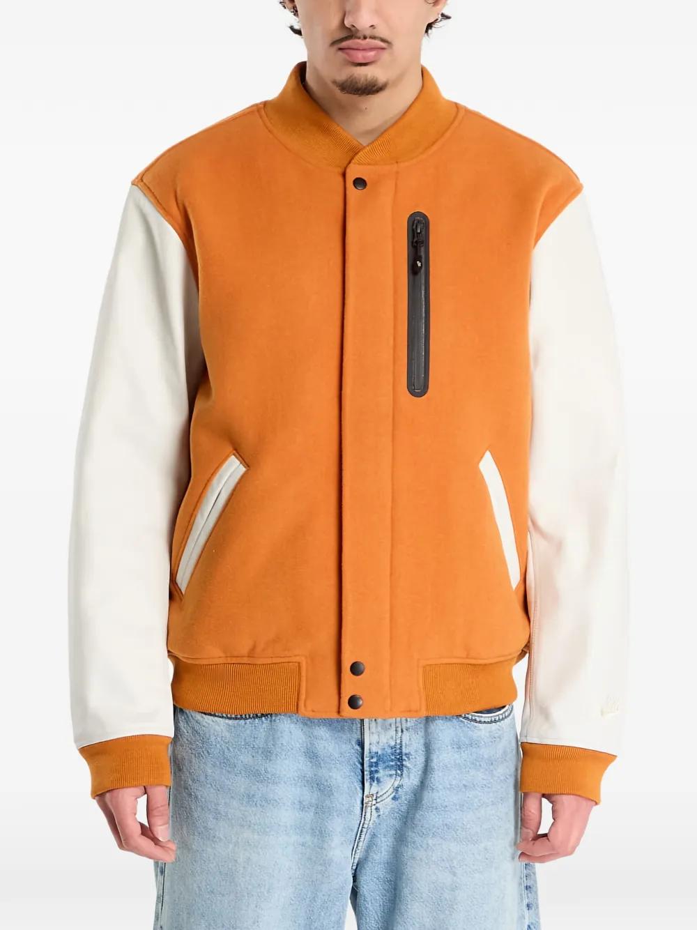 orange nike bomber jacket
