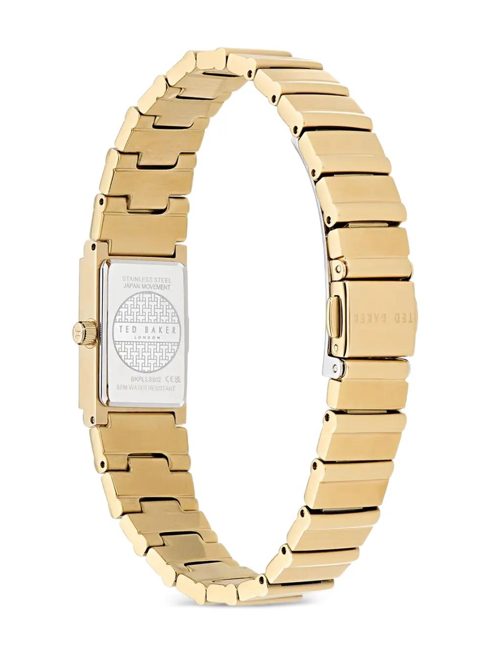 Montre Femme Ted Baker Phylipa 34mm Cadran Rose Oré - Cuir - 5ATM - Neuf Avec étiquettes