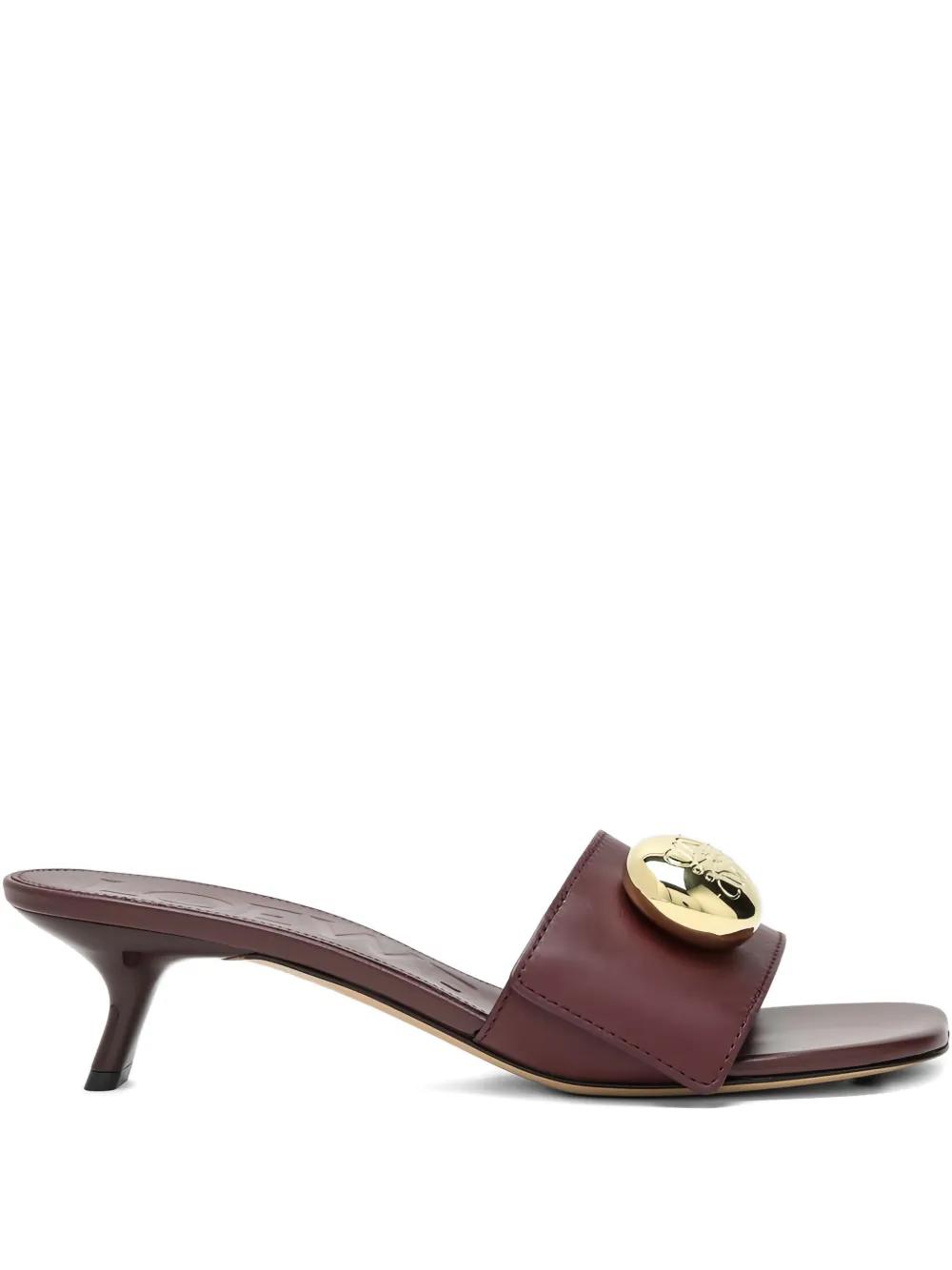 LOEWE ダークブラウン ハイヒールミュール LLSP379X01_2530_1F.jpg