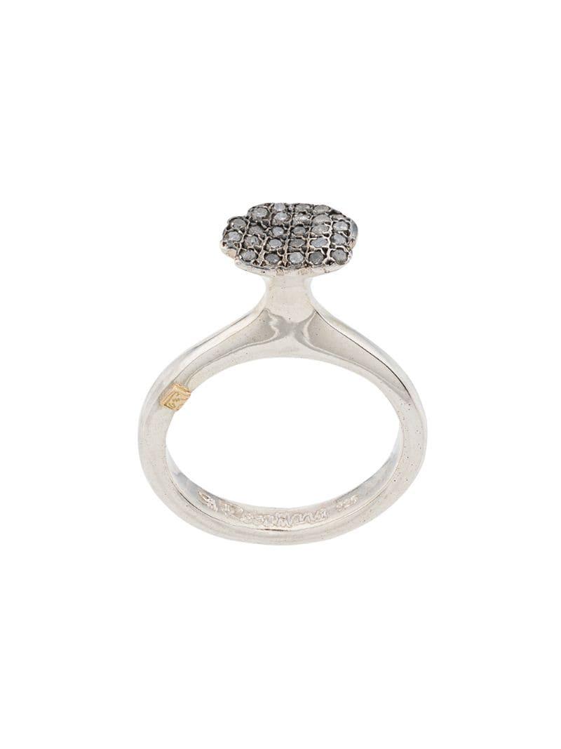 Rosa Maria Embellished Ring in Metallic - Lyst