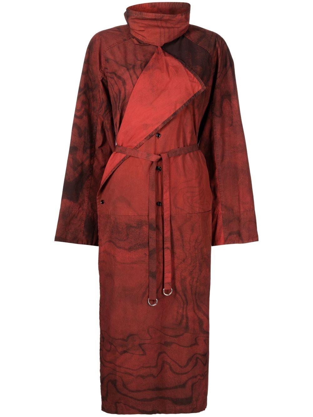 Red velvet hotsell trench coat