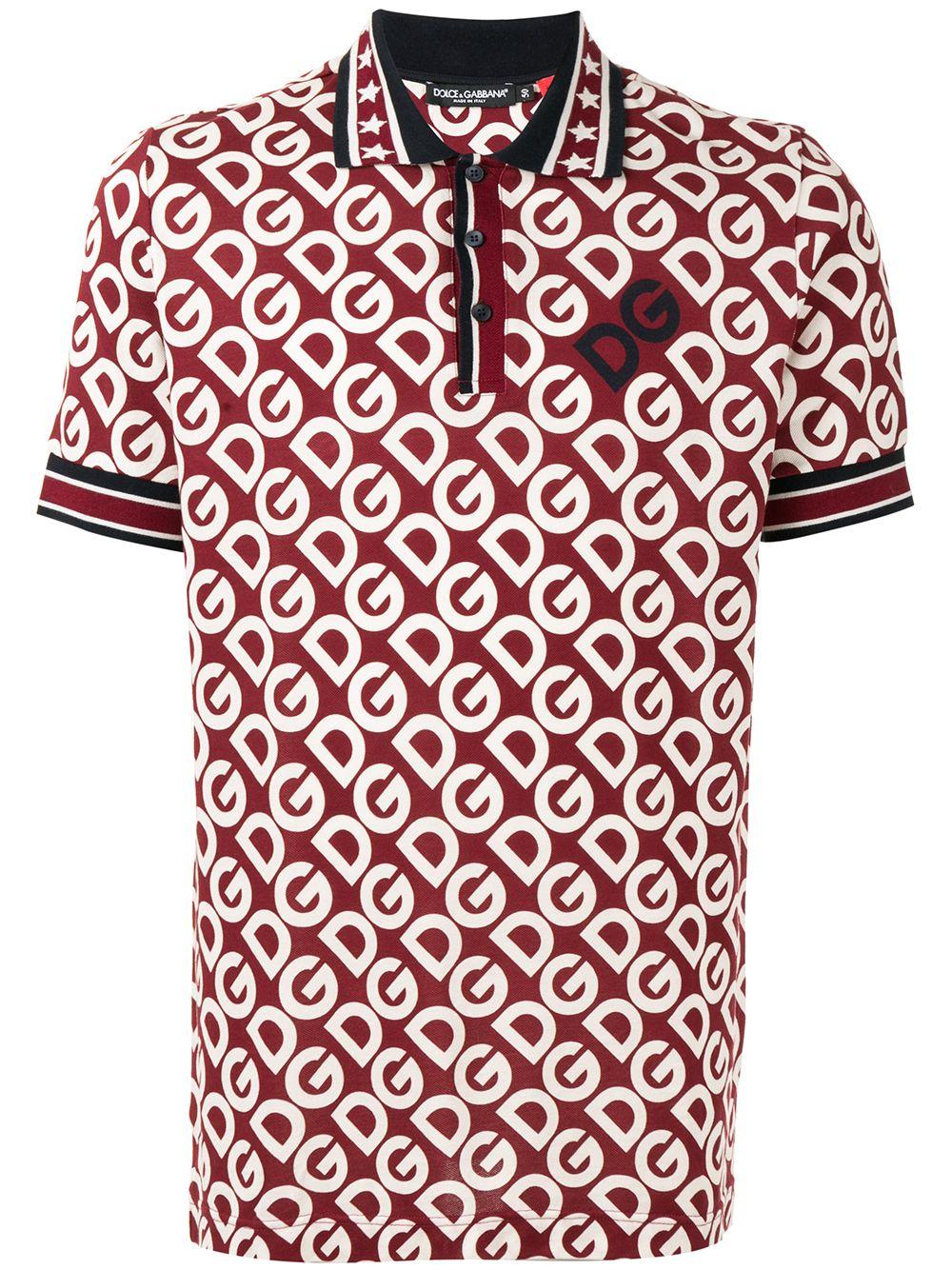 Dolce & Gabbana Mania Polo in Red for Men - Lyst