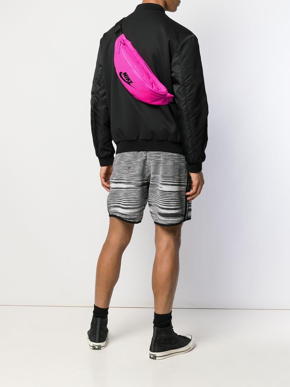 nike pink belt bag