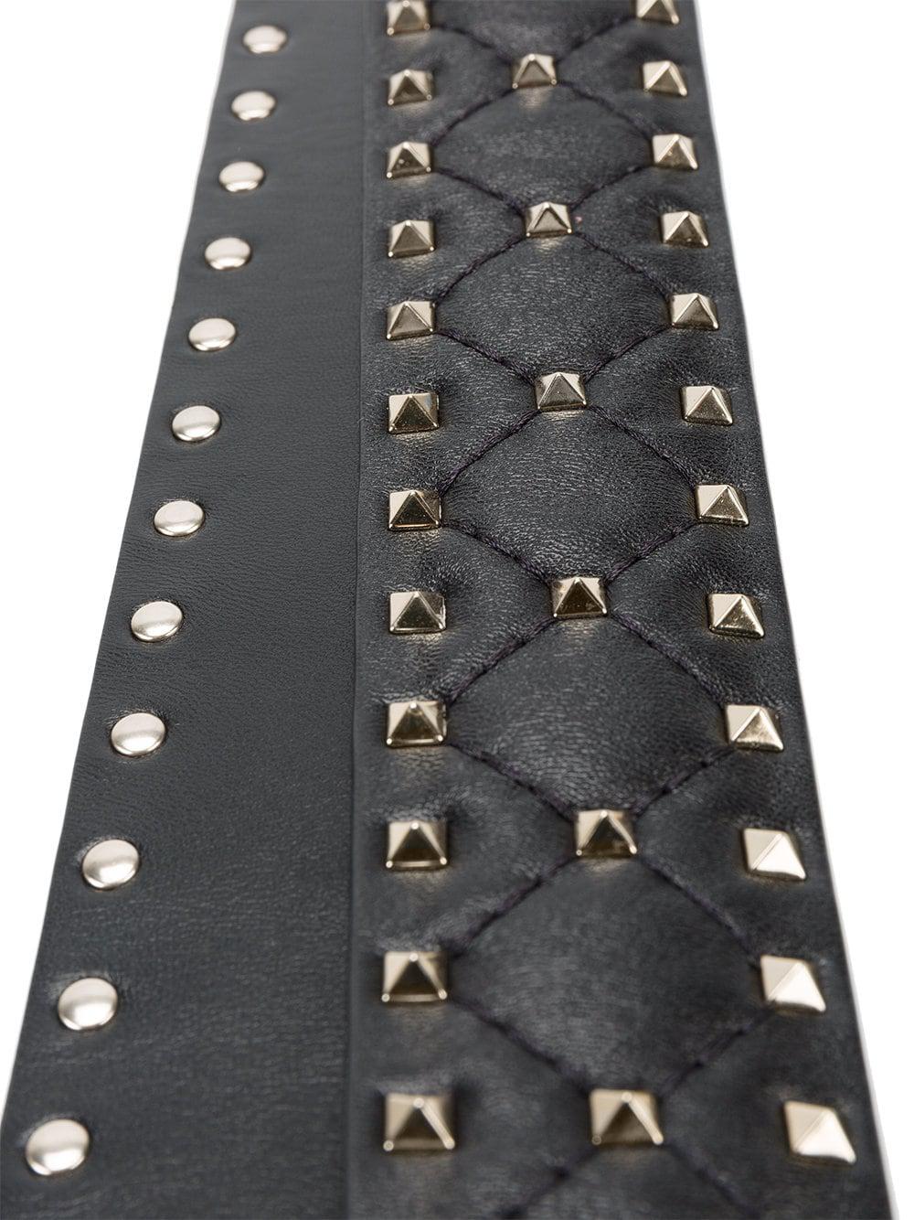 Valentino Leather Garavani Rockstud Bag Strap in Black Lyst