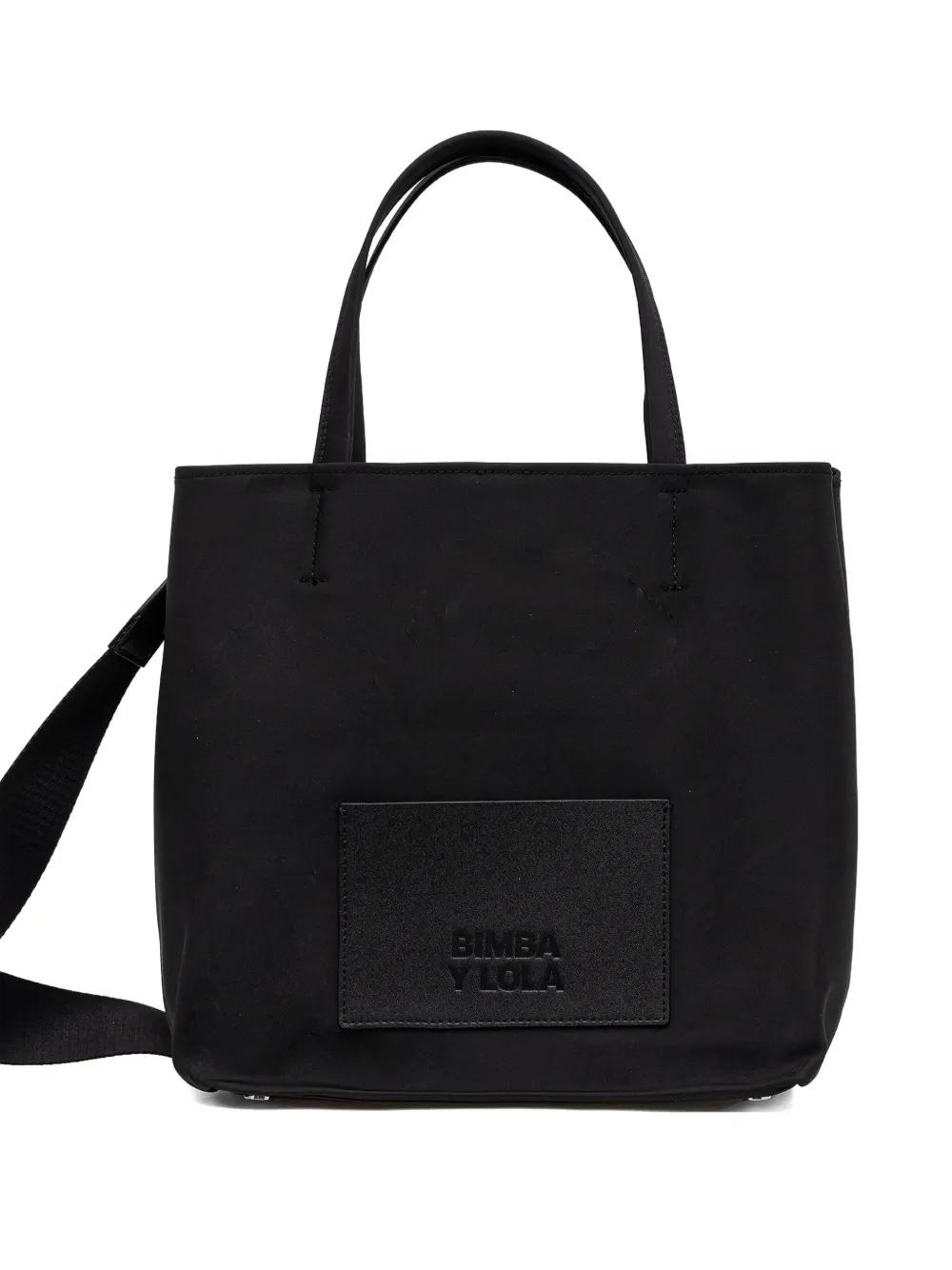 Bolso Shopper Bolso Negro Bimba Y Lola Outlet Bolso Negro Bolsos