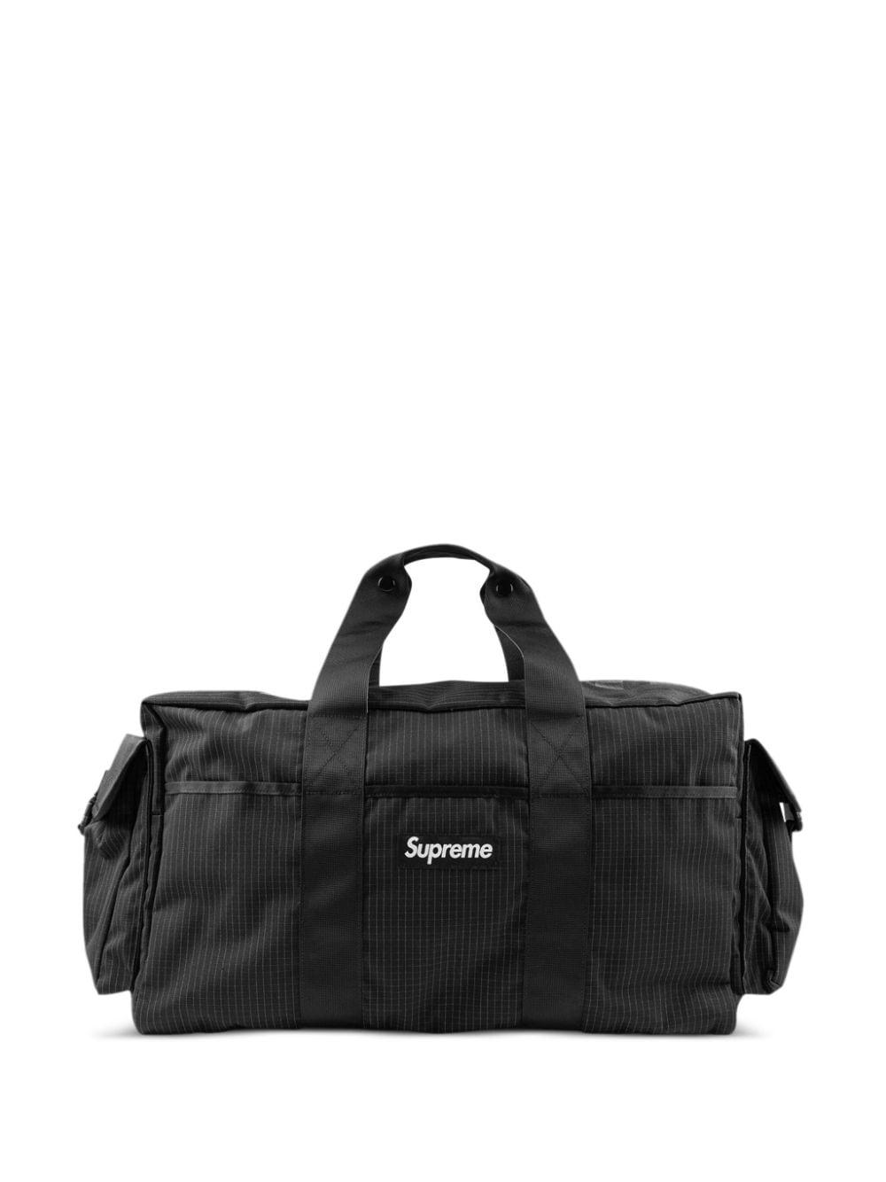 Supreme Box-Logo Ripstop Duffle Bag in Black for Men | Lyst 