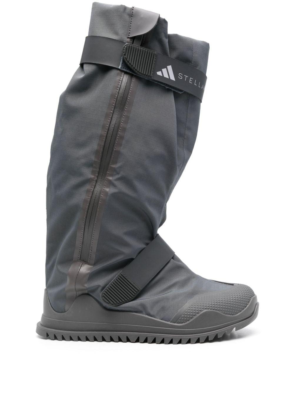 adidas By Stella McCartney Calf Length Boots in Grey Lyst UK
