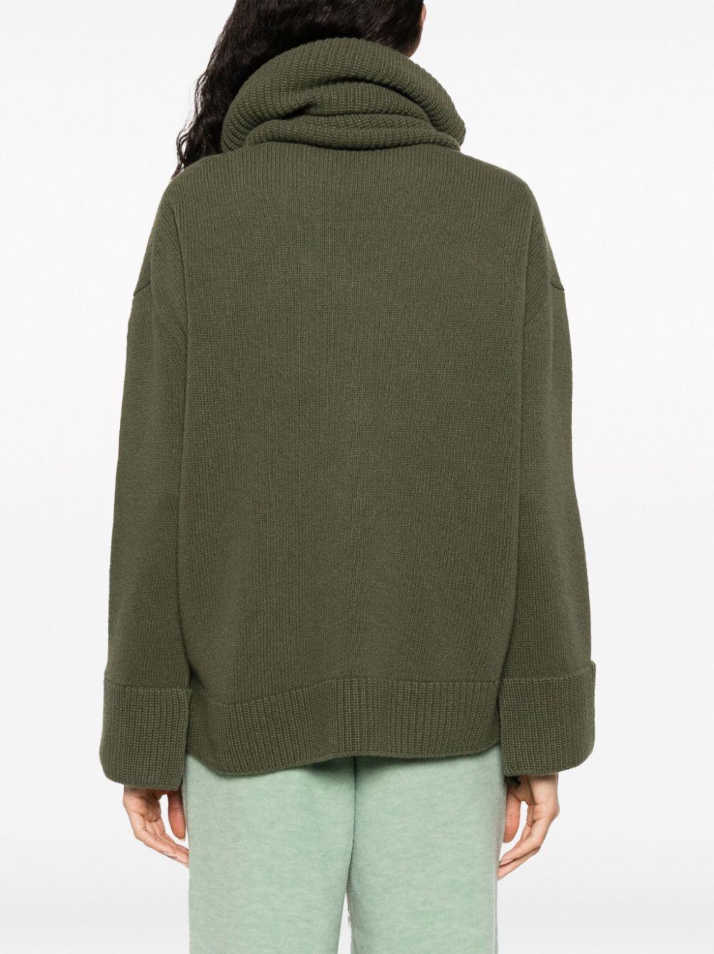 Moncler Roll neck Wool Sweater in Green Lyst UK