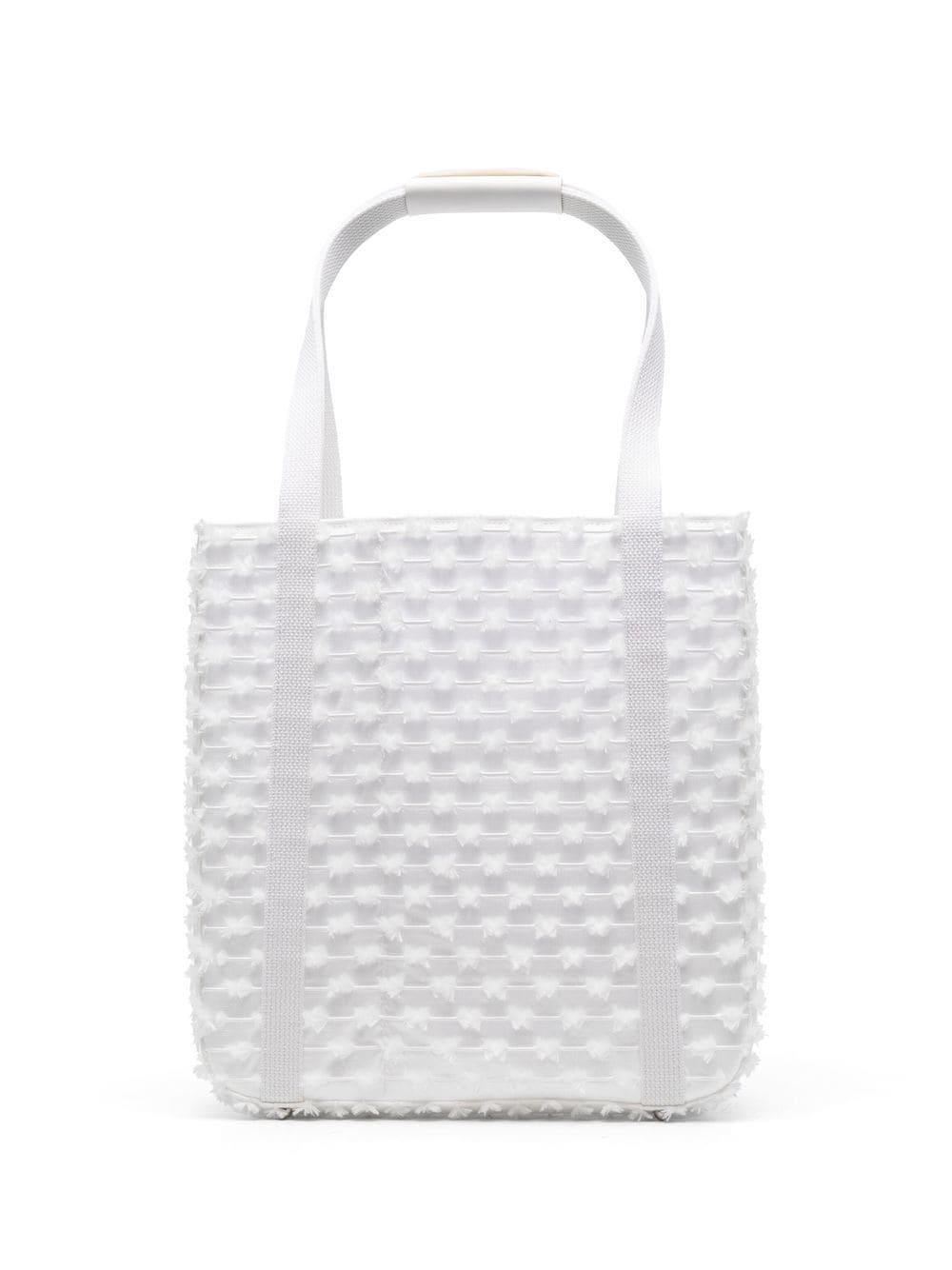Cecilie Bahnsen Large Frame Tote Bag in White | Lyst UK