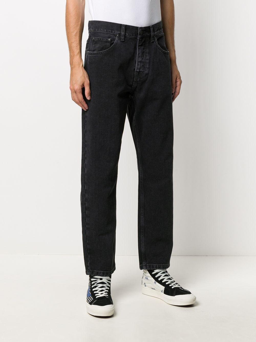 Carhartt WIP Denim High-rise Loose Fit Jeans in Black for Men - Lyst