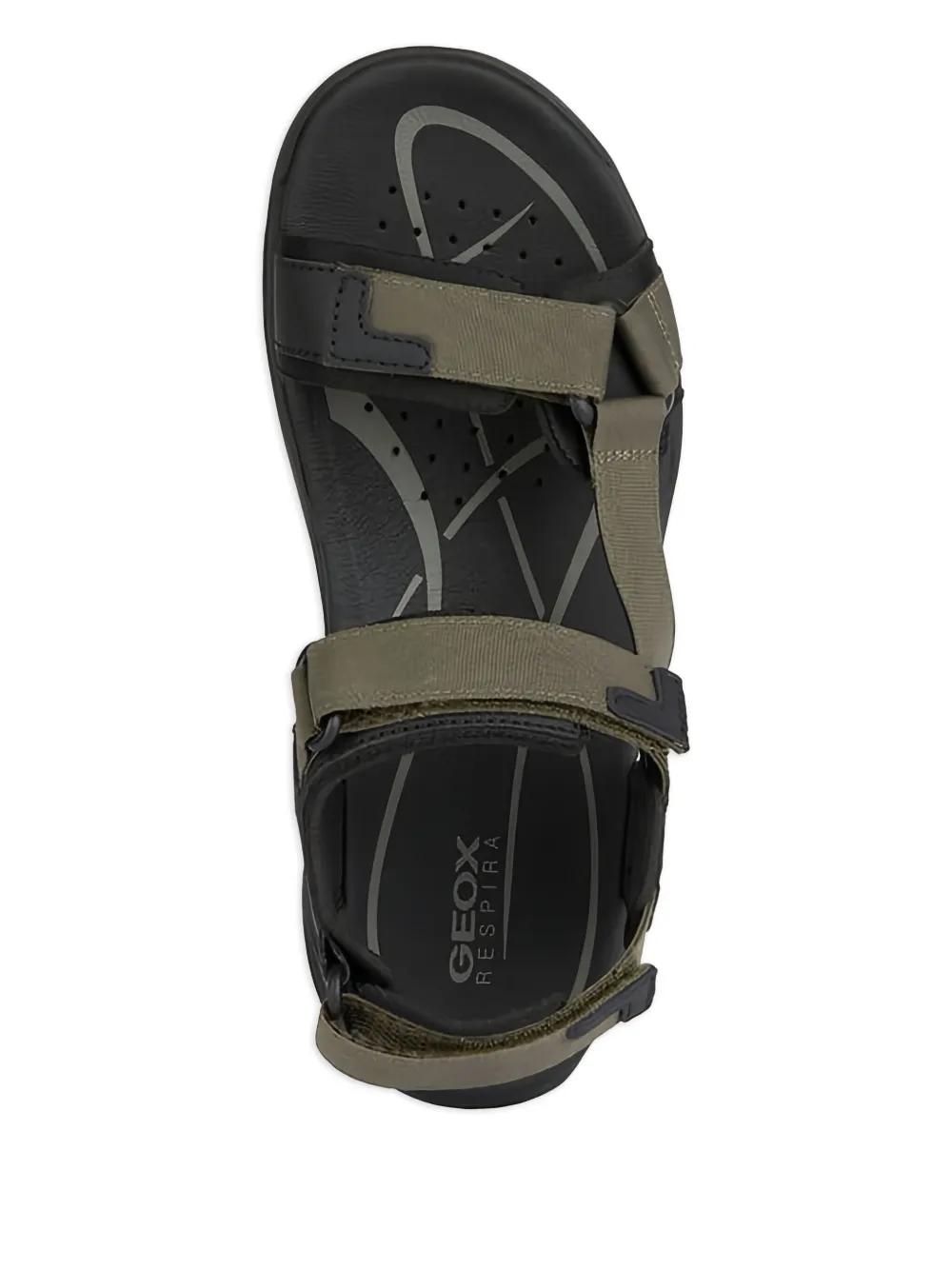 Geox Green Cross Sandals For Men Geox Sandals And Slides For Men
