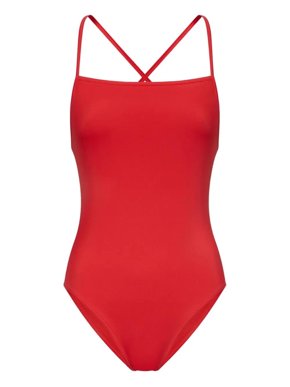 Red Loulou de Saison Beachwear and swimwear outfits for