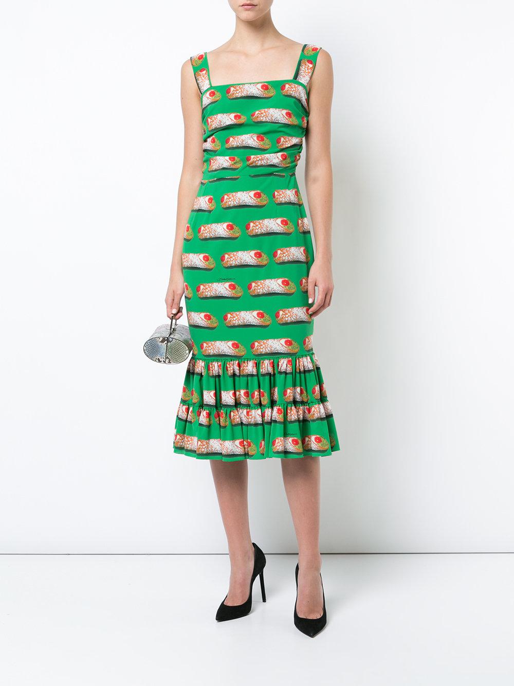 Arriba 85+ imagen dolce and gabbana cannoli dress