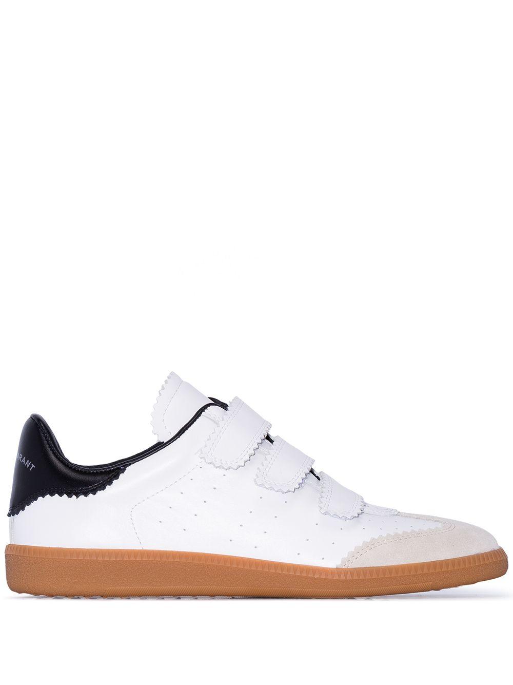 Isabel Marant Leather Beth Three-strap Sneakers in White - Save 61% - Lyst