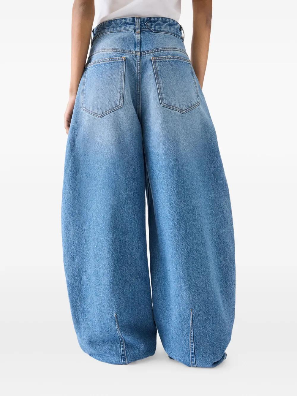 JACQUEMUS ワイドデニム ストレートデニム ブルー The wide de-Nîmes denim pants by JACQUEMUS | Official website