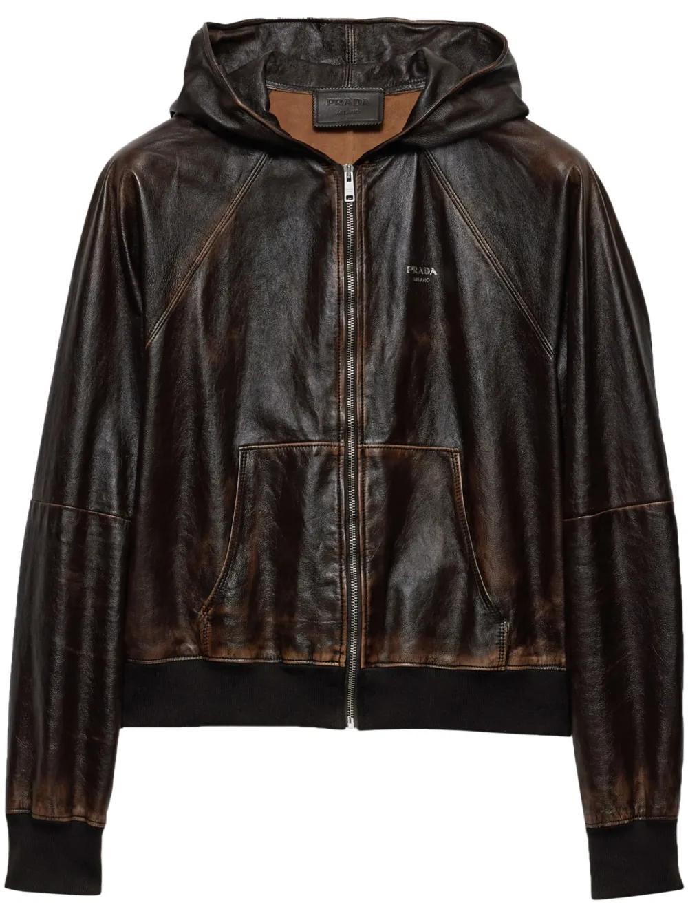 メンズ Prada レザージャケット | Lyst メンズ Prada レザージャケット | Lyst