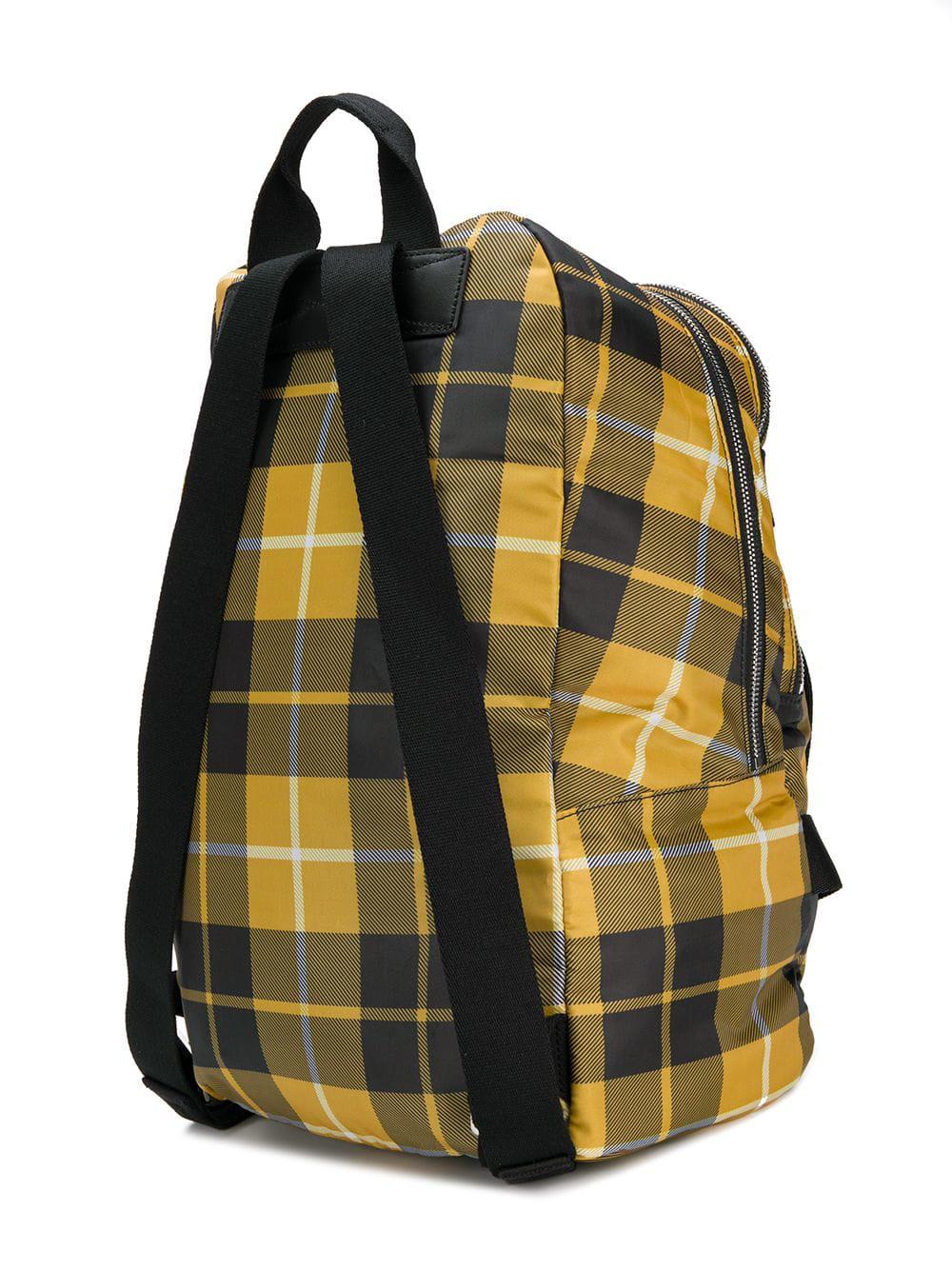 Yellow And Black Checkered Backpack IUCN Water