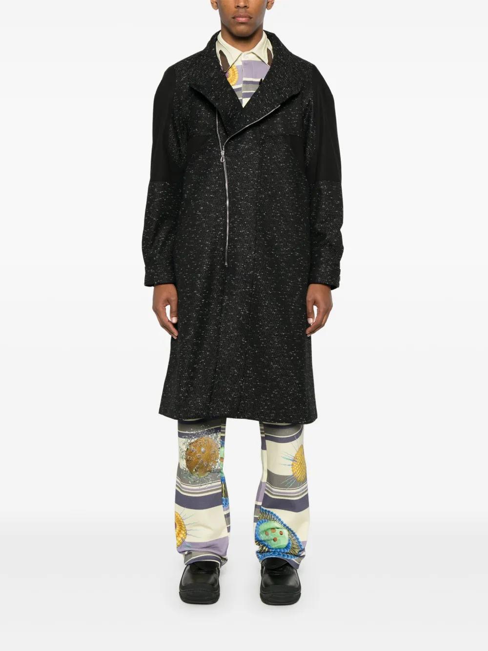 kiko kostadinov BABRAHAM ZIP COAT サイズ36 kiko-kostadinov-black-Babraham