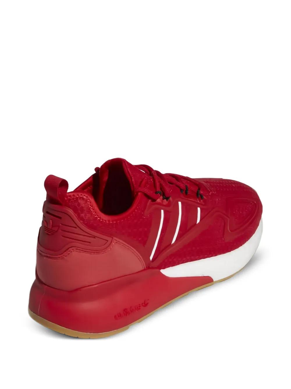 Scarlet ⑅*. Adidas x Ninja ZX 2K Boost Men's Athletic Sneaker Pink Black