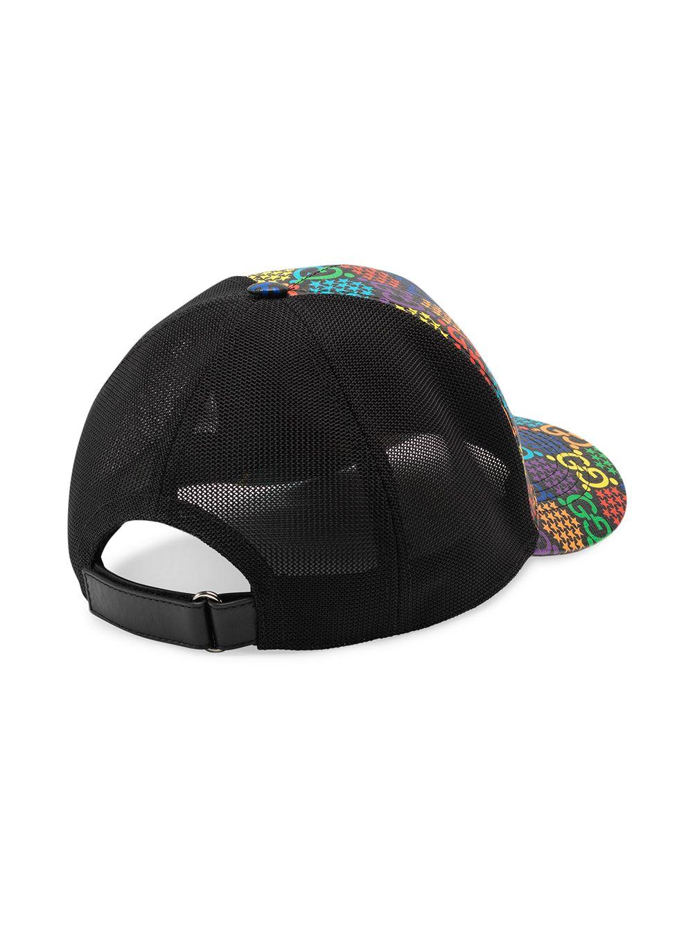 Gucci Canvas GG Psychedelic Baseball Hat in Black for Men - Lyst