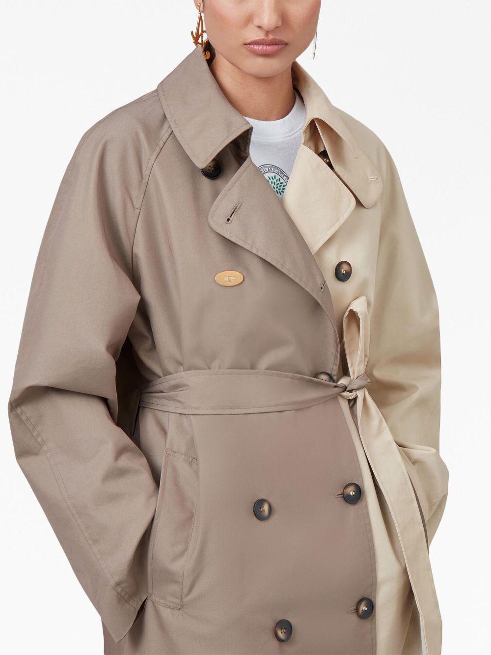 X Mulberry Colour block Trench Coat