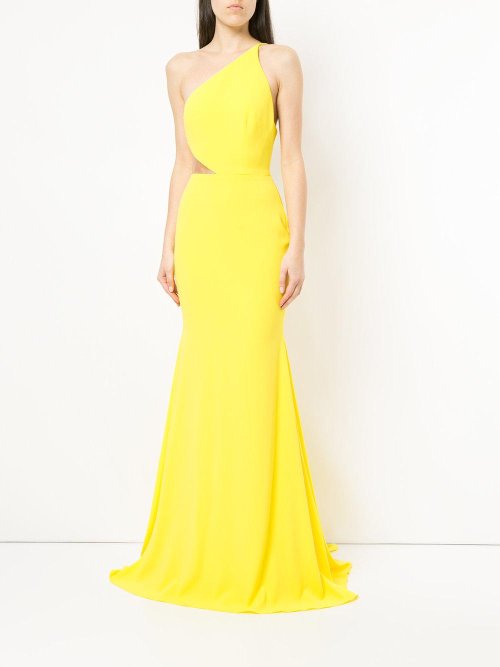 Alex Perry Yellow Dress Sale Online, 55 