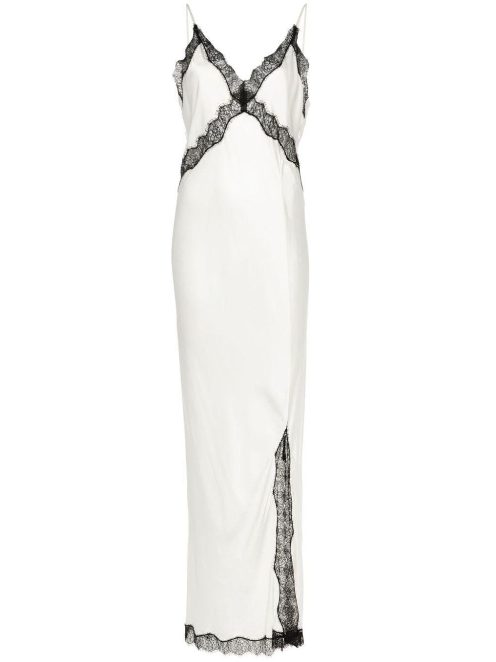 Herskind Jonathan Lace-trim Dress in White | Lyst Herskind Jonathan Lace-trim Dress in White | Lyst