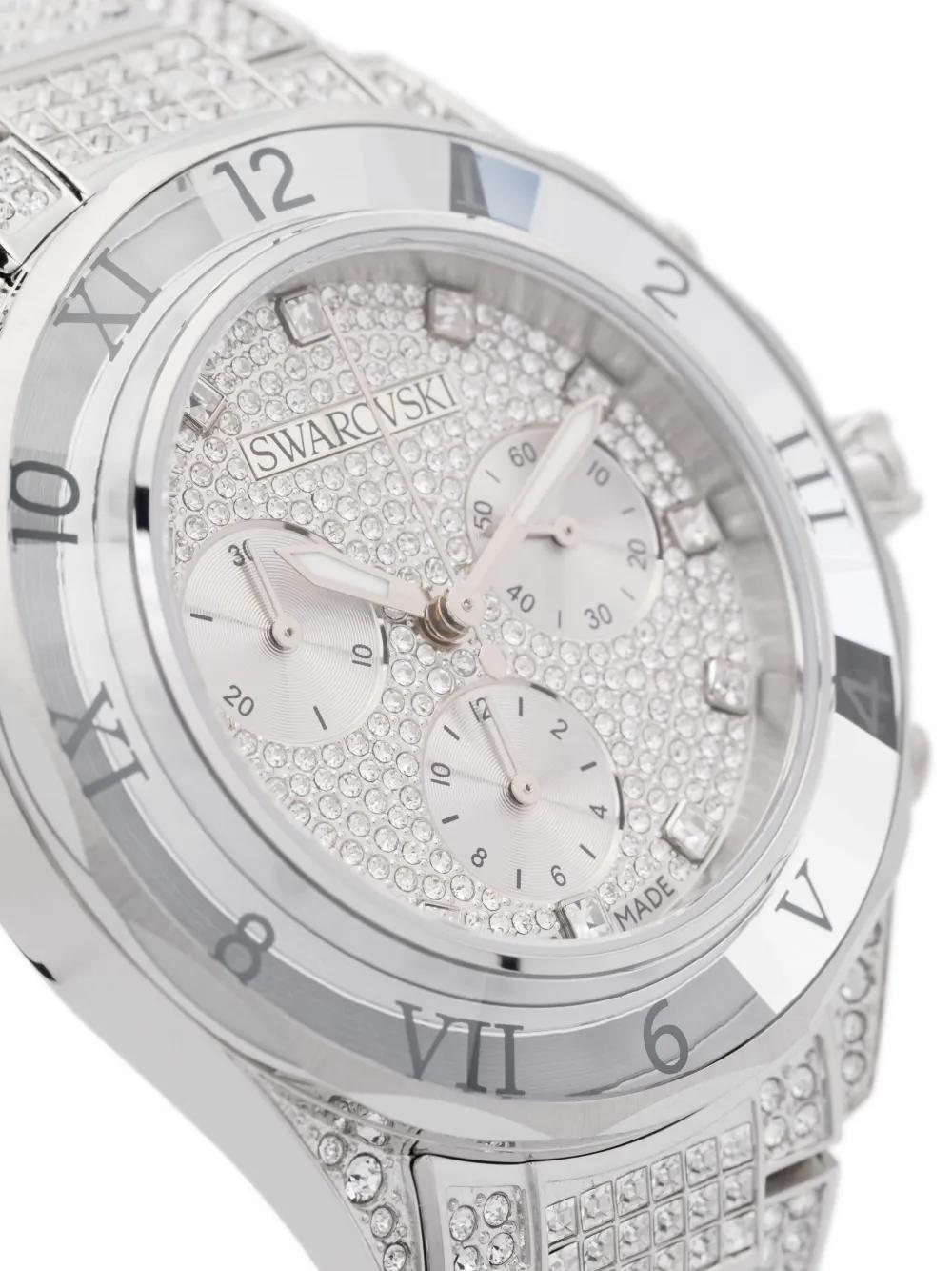 Swarovski Dextera Lux Crystal Chronograph Watch in White | Lyst Swarovski Dextera Lux Crystal Chronograph Watch in White | Lyst