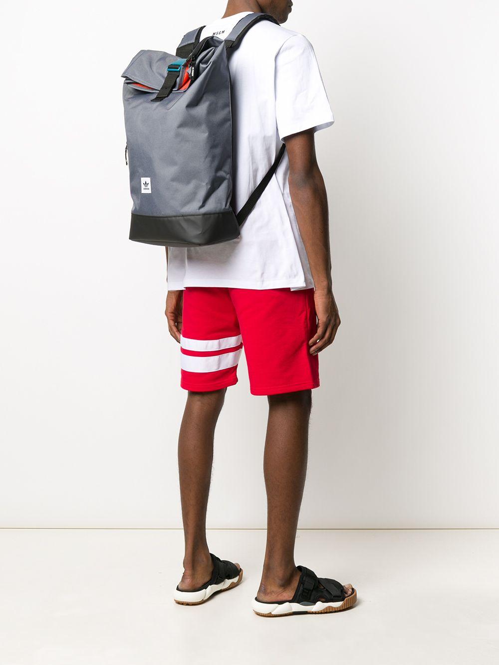 adidas Pe Rolltop Backpack in Gray | Lyst
