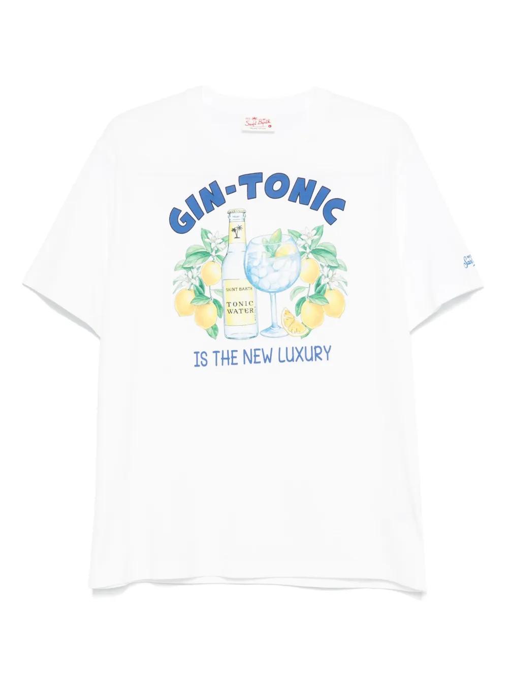Mc2 Saint Barth Gin Tonic T-Shirt in Blue for Men Lyst