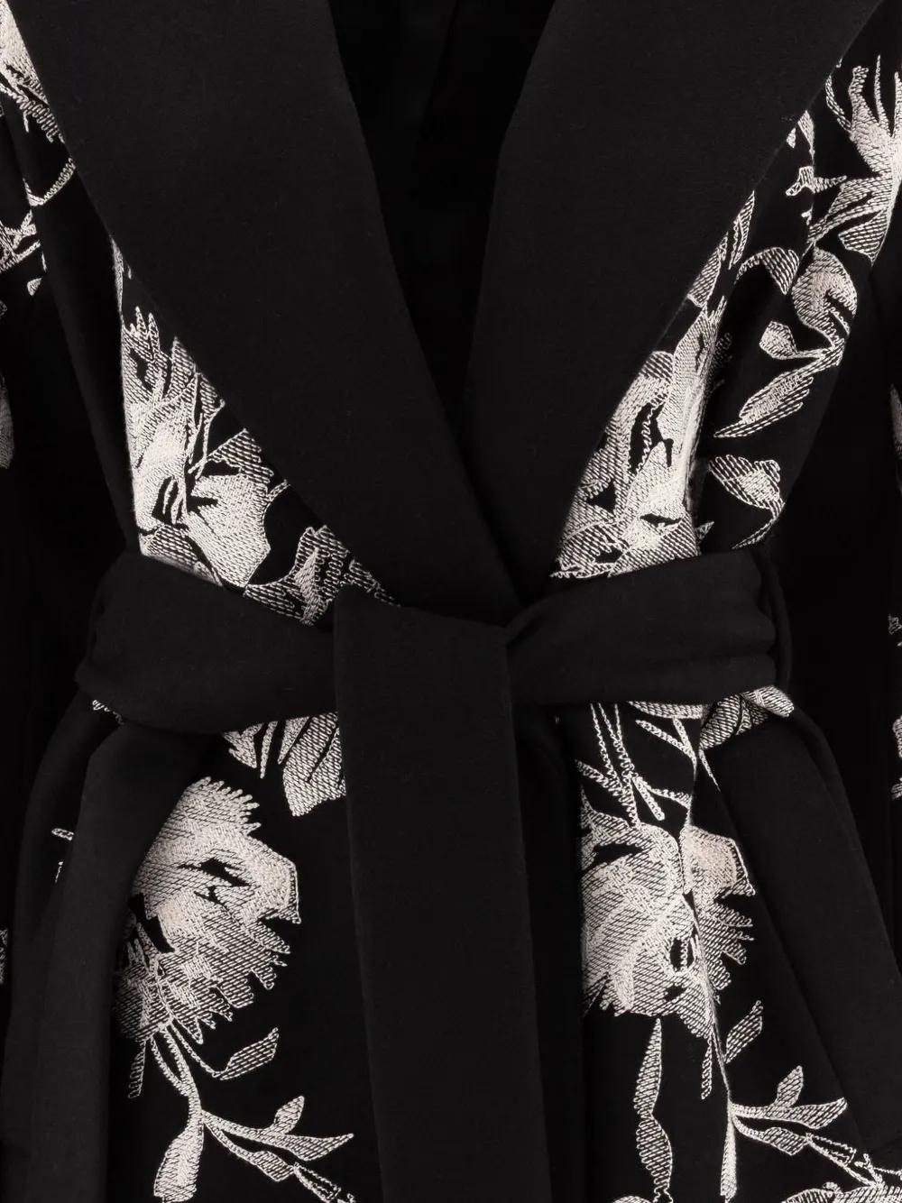コート Elie Saab Wool embroidered coat Elie Saab Long coats and winter coats for Women | Online