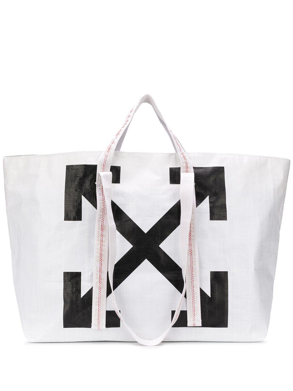 Totes bags Off-White - Small Commercial Tote bag in black -  OWNA143R21FAB0011001