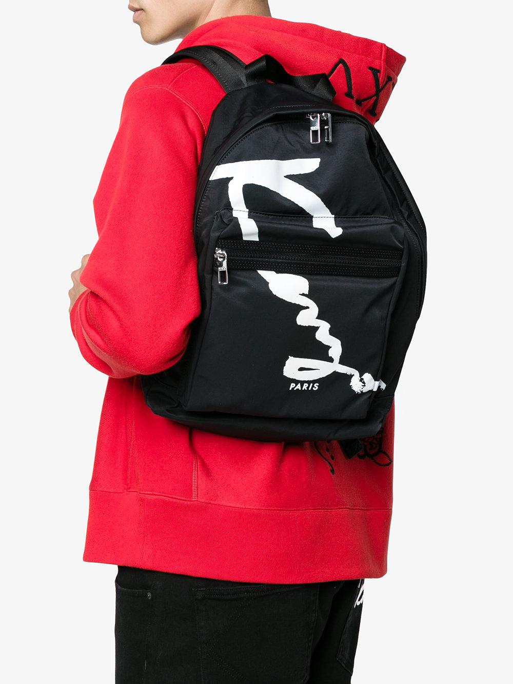 kenzo signature backpack