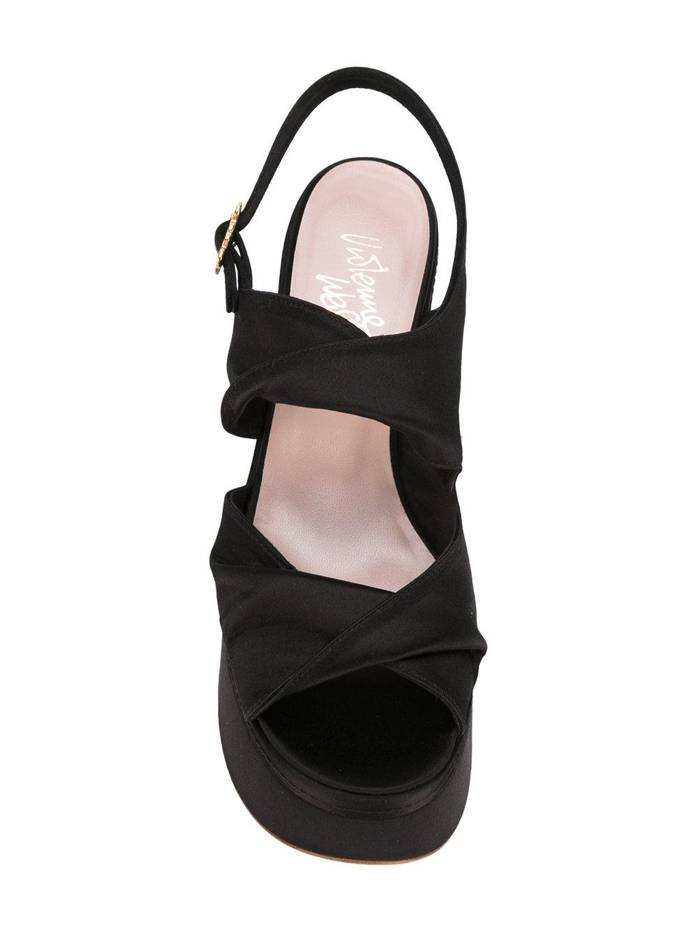 Vivienne Westwood Platform Sandals in Black | Lyst