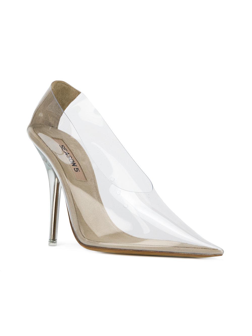 Yeezy Suede Pvc Pumps | Lyst