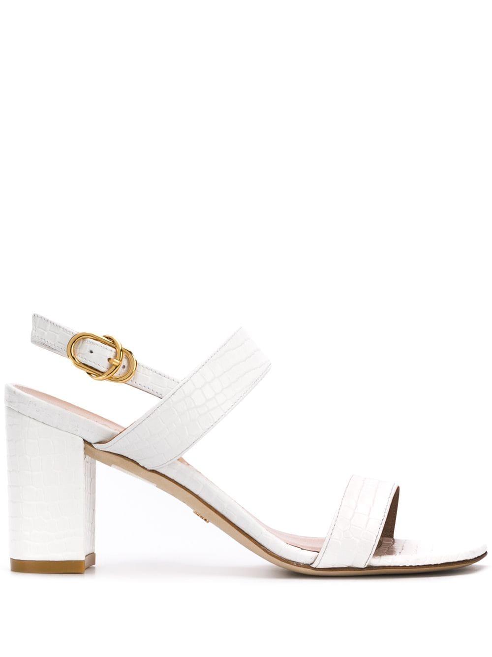 stuart weitzman white sandals