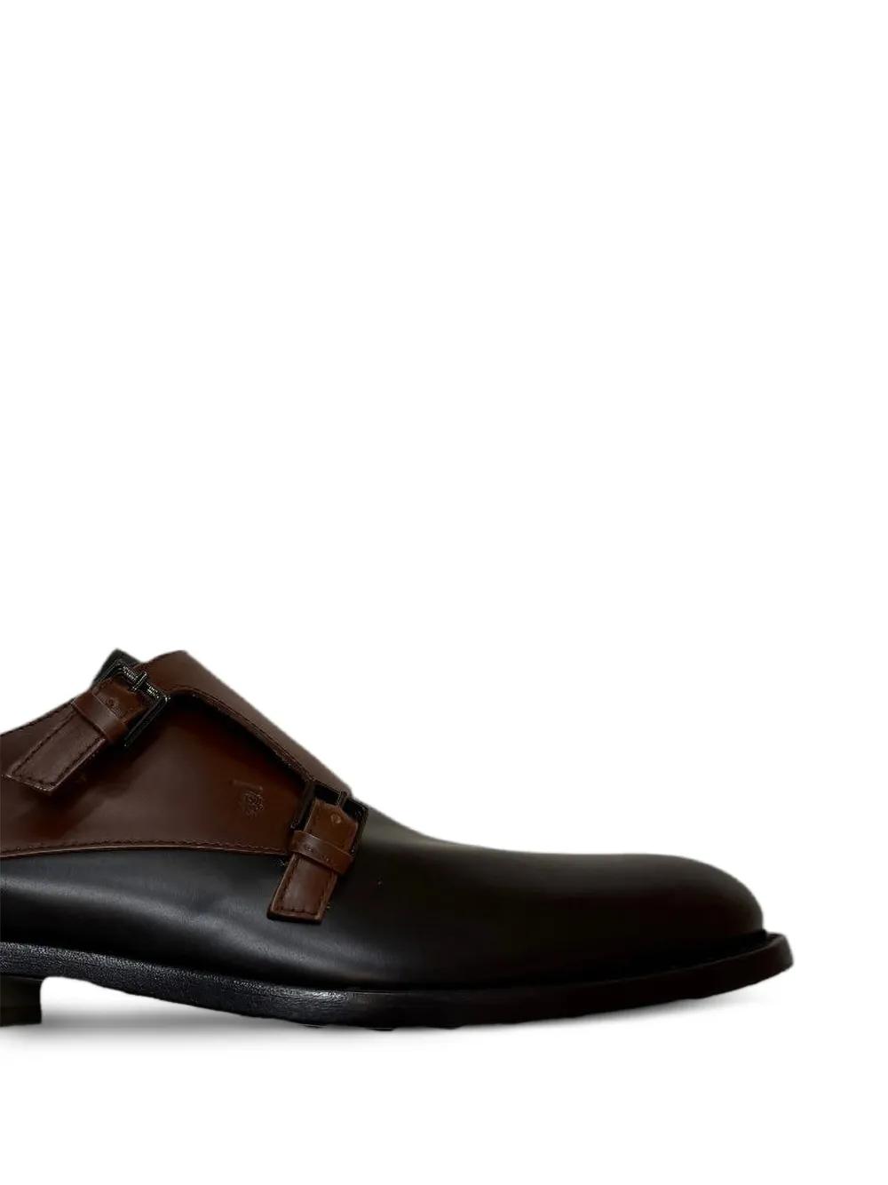 tods-brown-Double-Buckle-Monk-