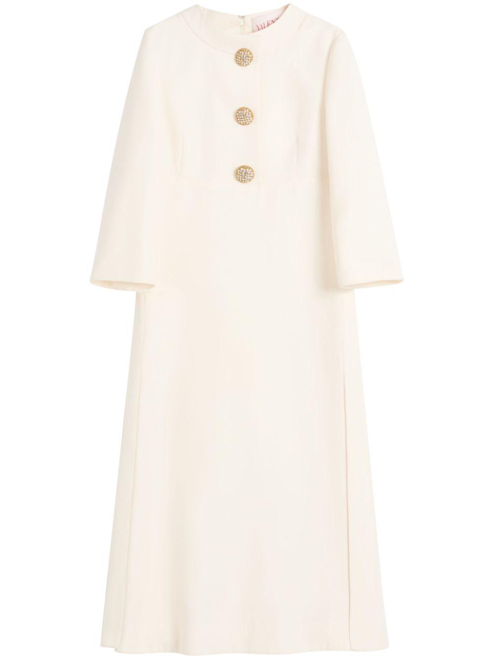 Valentino Garavani レディース ナチュラル Crepe Couture ドレス 