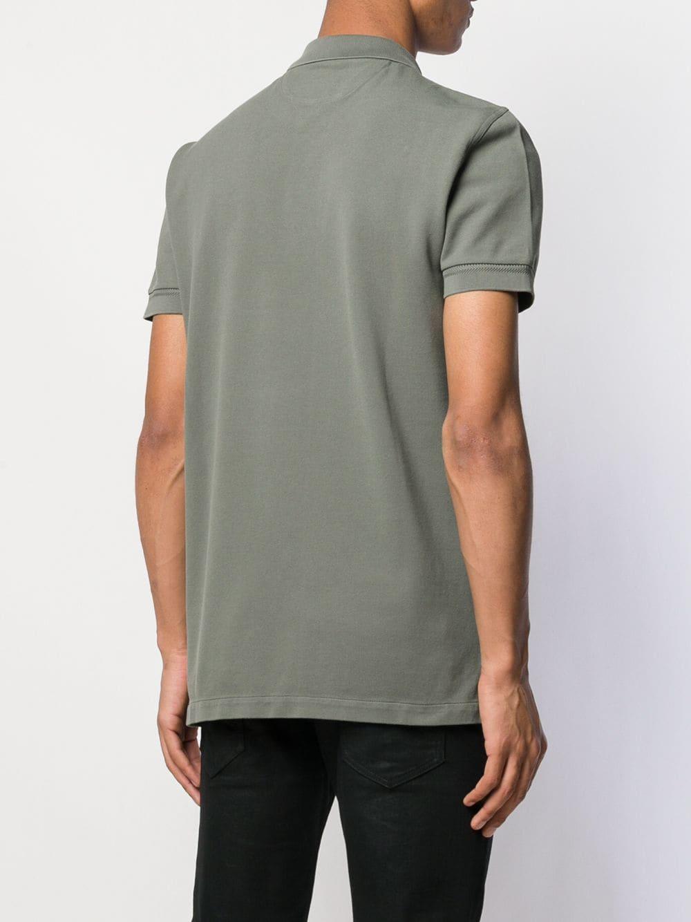 Download Tom Ford Cotton Piqué Polo Shirt in Green for Men - Lyst