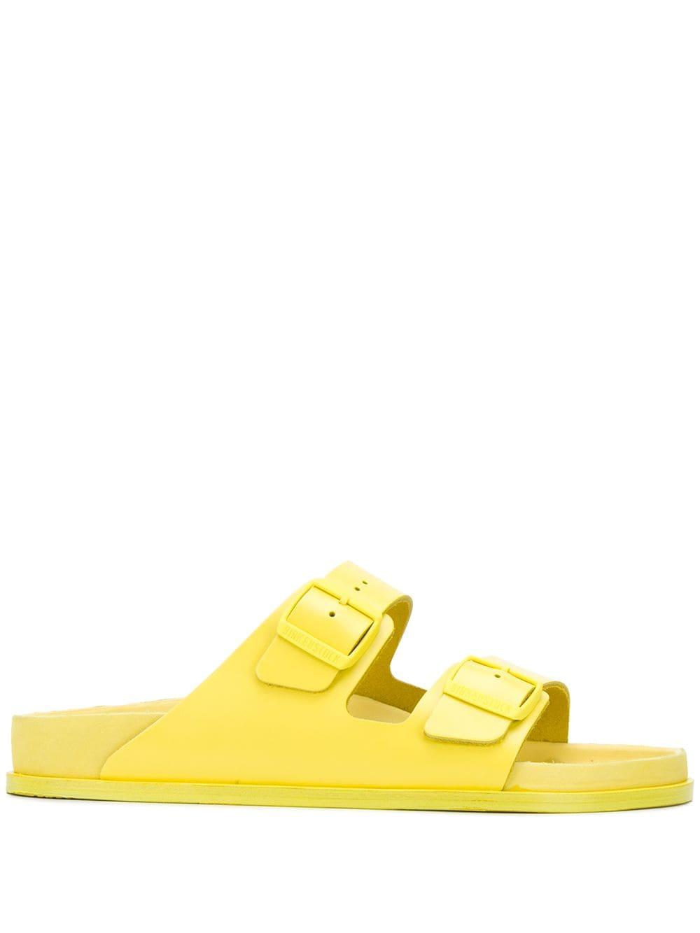 Birkenstock Leather Premium Sandals in Yellow for Men - Lyst