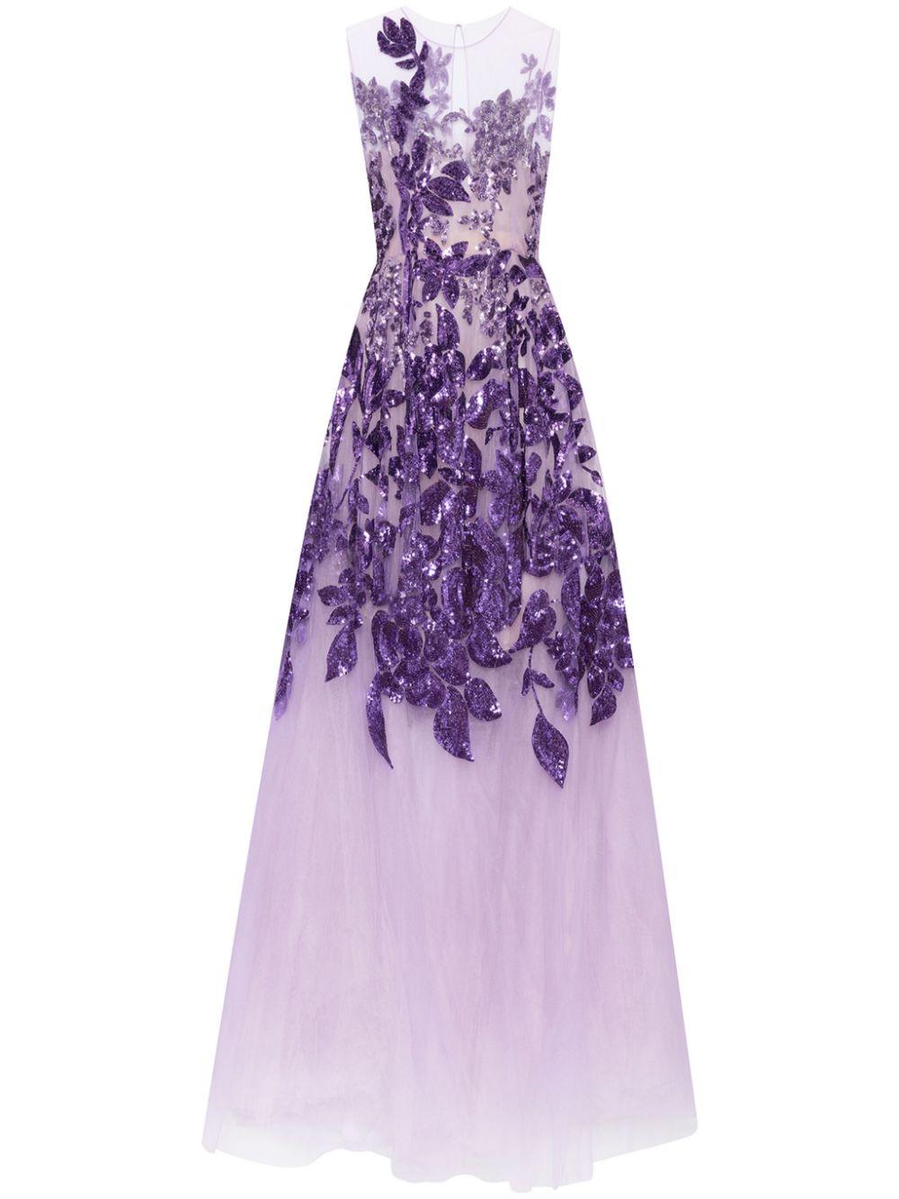 strapless open back dress Nox Anabel C1420 Prom Dress - Light Blue Ombre main image 0