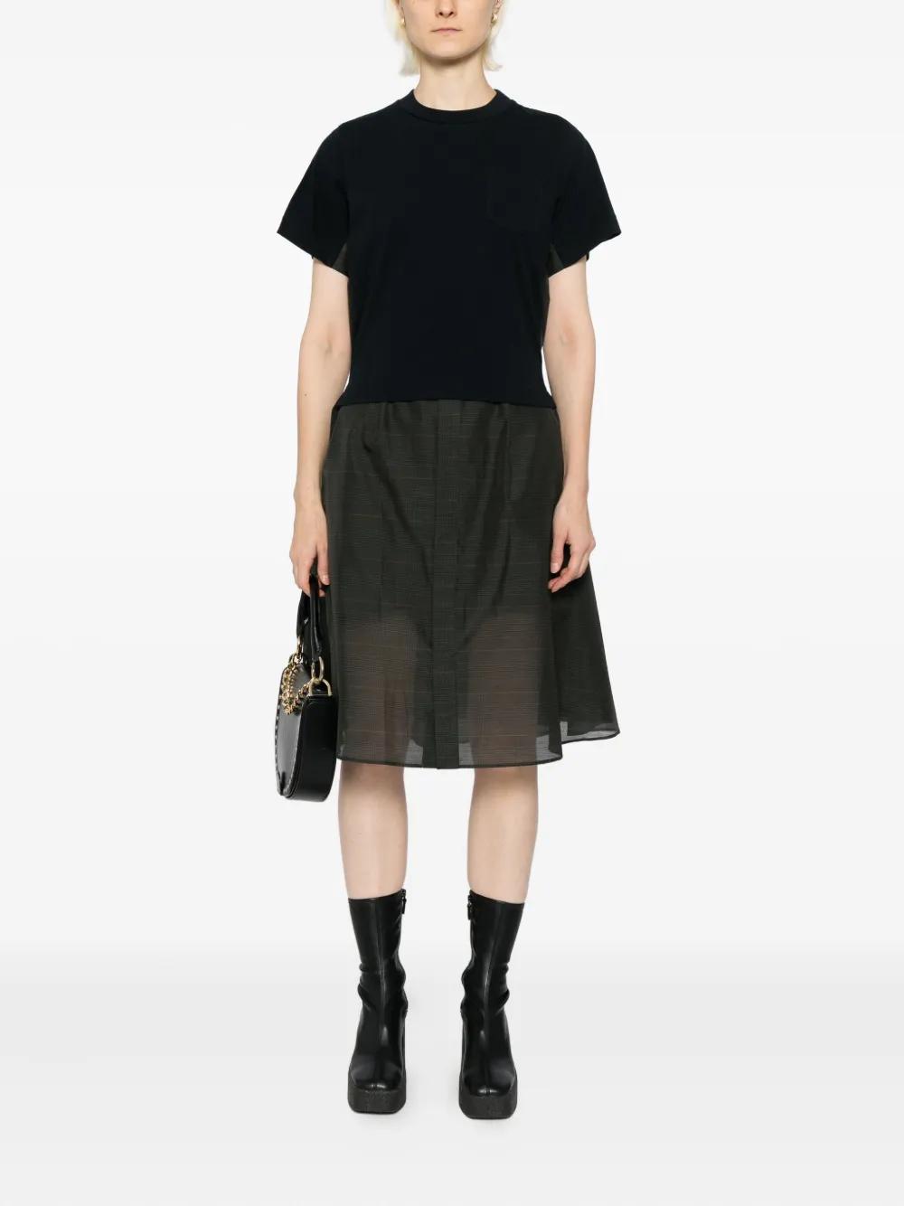 ワンピース SACAI Mini chemisier dress Blue SACAI Mini chemisier dress Blue